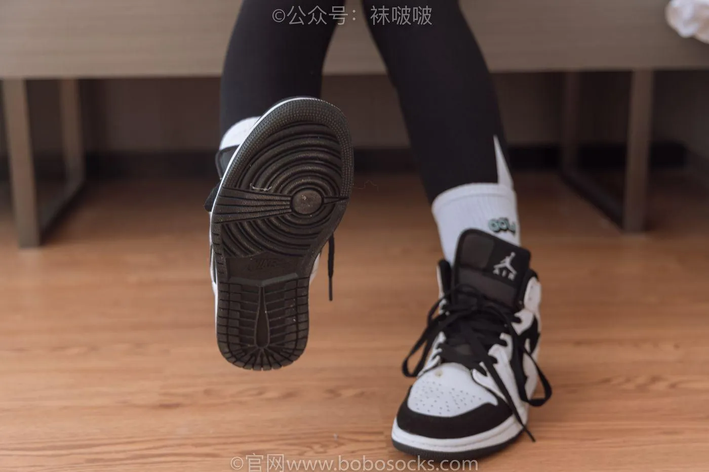 [BoBoSocks袜啵啵]NO.059 砂糖-AJ板鞋、白棉袜、裸足 [142P]插图2